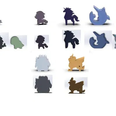 Bộ meeple mở rộng trò chơi board game Casting Shadows