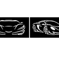Silhouette của hai siêu xe thể thao với kích thước 120mm x 240mm x... - Thumbnail 1