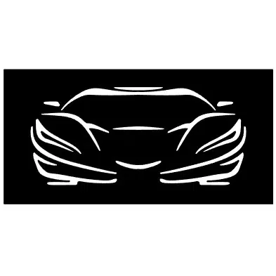 Silhouette của hai siêu xe thể thao với kích thước 120mm x 240mm x...