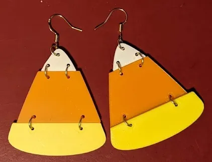 Bông tai ngô kẹo lớn có khớp nối - Image 1