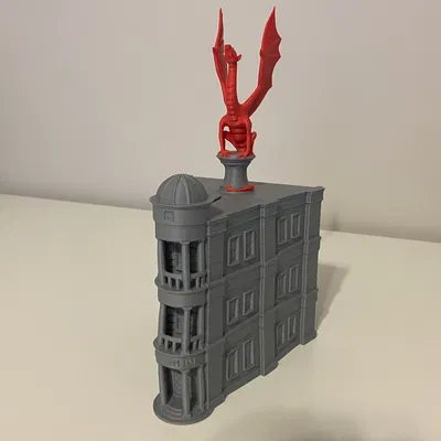 Két tiền Gringotts với nắp rồng có thể tháo rời