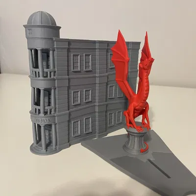 Két tiền Gringotts với nắp rồng có thể tháo rời