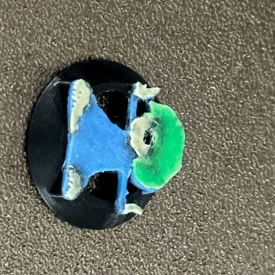 Lemming trong máy giặt - Đĩa cho cửa sổ chuyển động Filament từ Bambu Lab A1mini