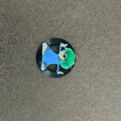 Lemming trong máy giặt - Đĩa cho cửa sổ chuyển động Filament từ Bambu Lab A1mini