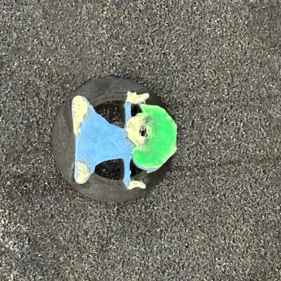 Lemming trong máy giặt - Đĩa cho cửa sổ chuyển động Filament từ Bambu Lab A1mini