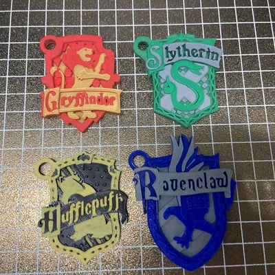 Chìa khóa hình biểu tượng các nhà Hogwarts