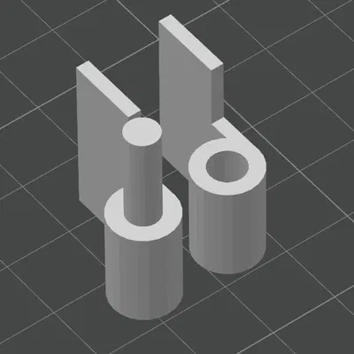 Bản lề "Lift Off" có thể điều chỉnh và xoay 360 độ