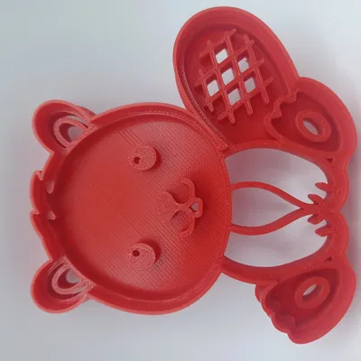 Khuôn bánh quy hình con hải ly cao 4 inch