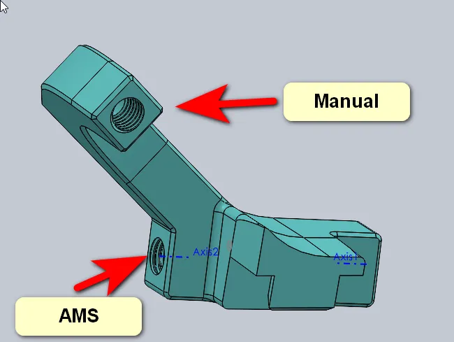 Bộ chia Y cho máy in Bambulab với giá đỡ cuộn bên hông - Image 3