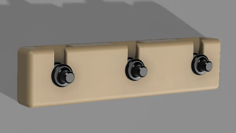 Giá treo chìa khóa đơn giản với giá treo tường - Image 1