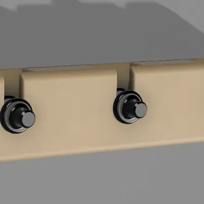 Giá treo chìa khóa đơn giản với giá treo tường