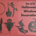 Trang trí cửa sổ Halloween với hình bóng đáng sợ - Thumbnail 1