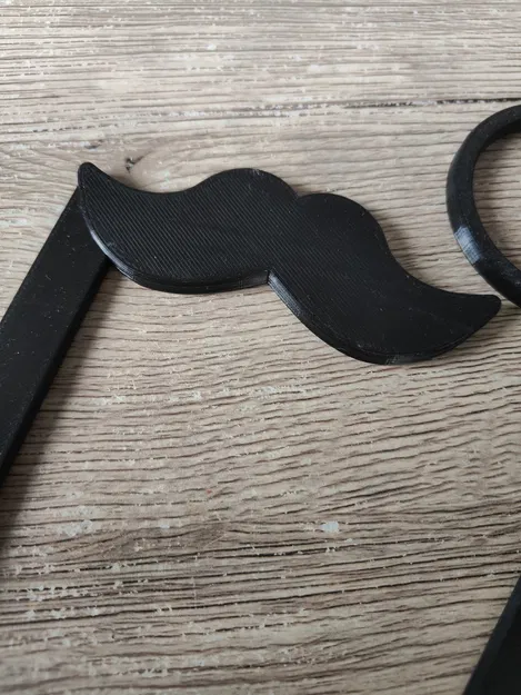 Phụ kiện chụp ảnh với kính một mắt và ria mép - Image 4