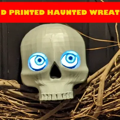 Vòng hoa ma quái với mắt chuyển động