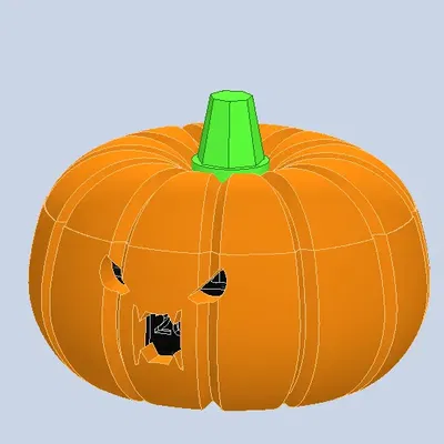 Bánh xe xúc xắc d20 hình bí ngô Jack O'Lantern
