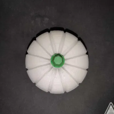 Bánh xe xúc xắc d20 hình bí ngô Jack O'Lantern