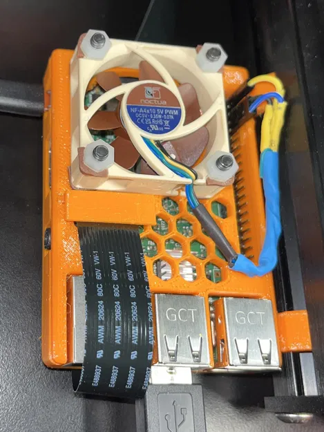 Vỏ máy RPi 3B siêu mỏng với quạt làm mát PWM - Image 1