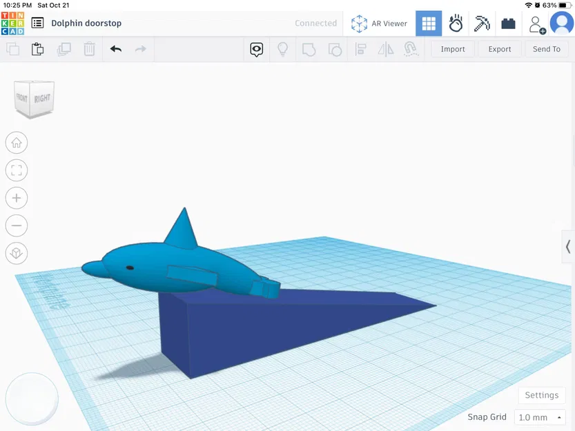 Chặn cửa hình cá heo - Image 1