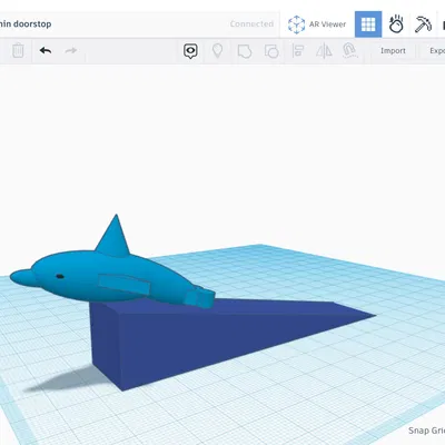 Chặn cửa hình cá heo