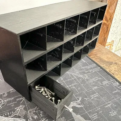 Giá đỡ vít M3 với ngăn kéo dễ nhận diện