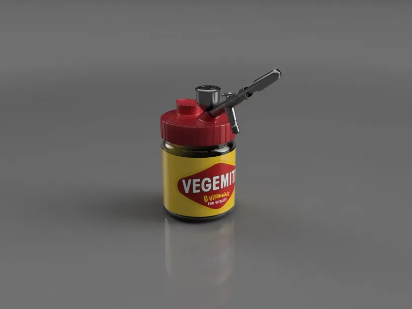 Máy vệ sinh súng phun sơn dành cho hũ Vegemite 500g - Image 1