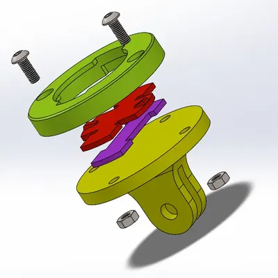 Bộ chuyển đổi Garmin Universal v.2 cho gopro và MTB