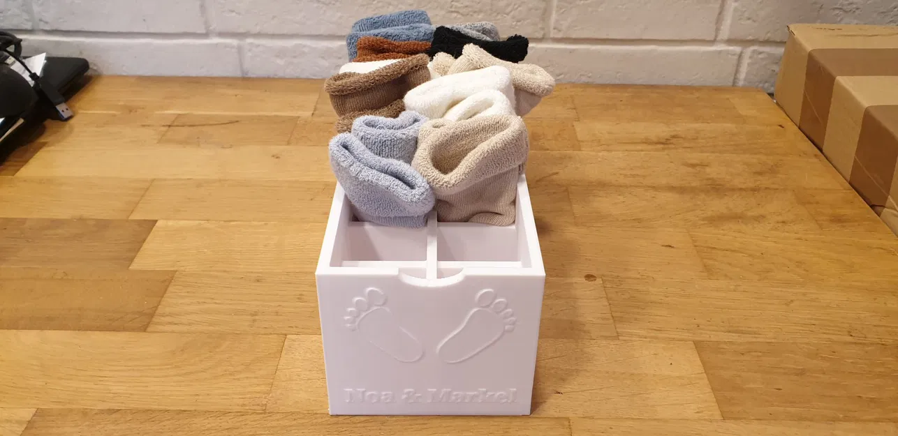 Hộp tổ chức tất cho bé yêu - Image 1