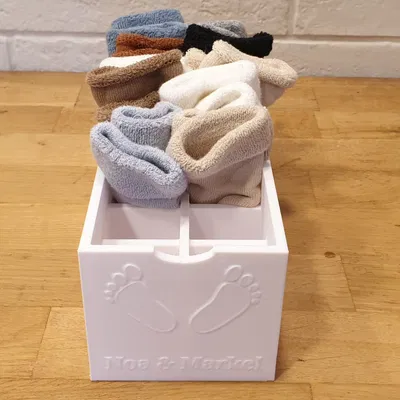 Hộp tổ chức tất cho bé yêu