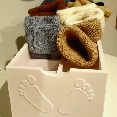 Hộp tổ chức tất cho bé yêu