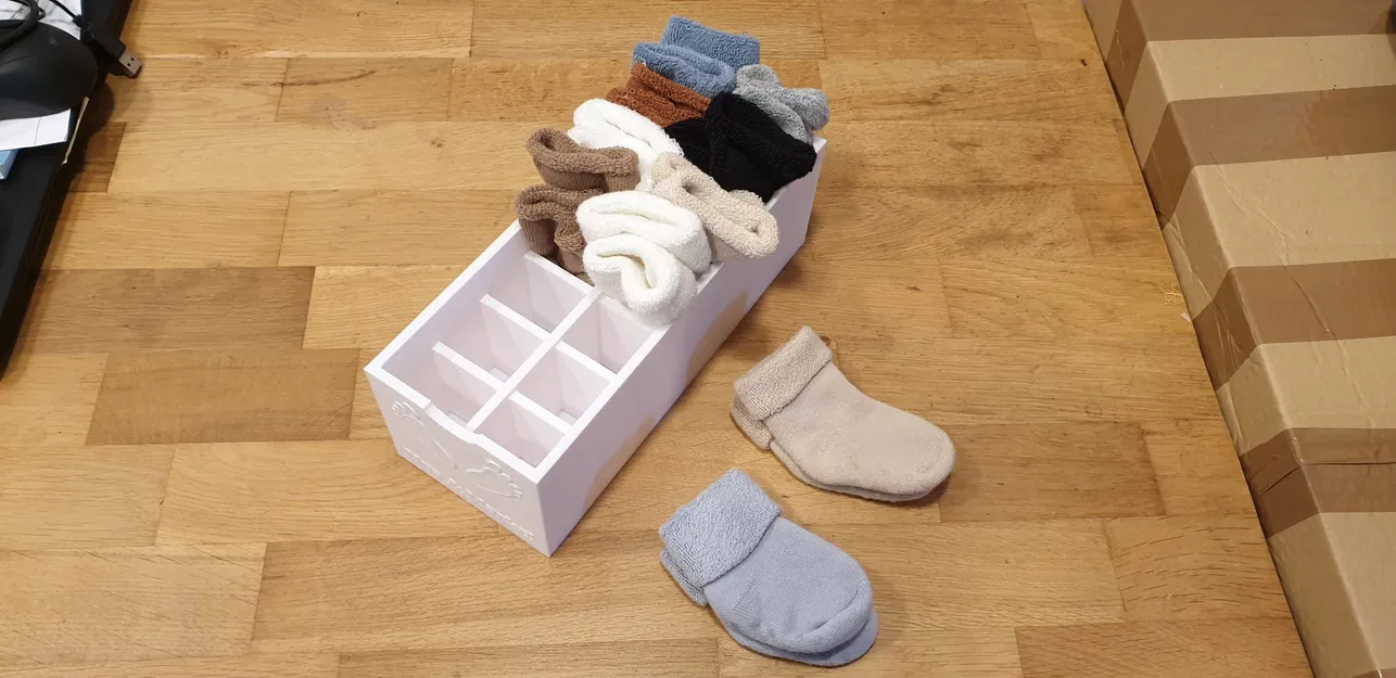 Hộp tổ chức tất cho bé yêu - Image 3