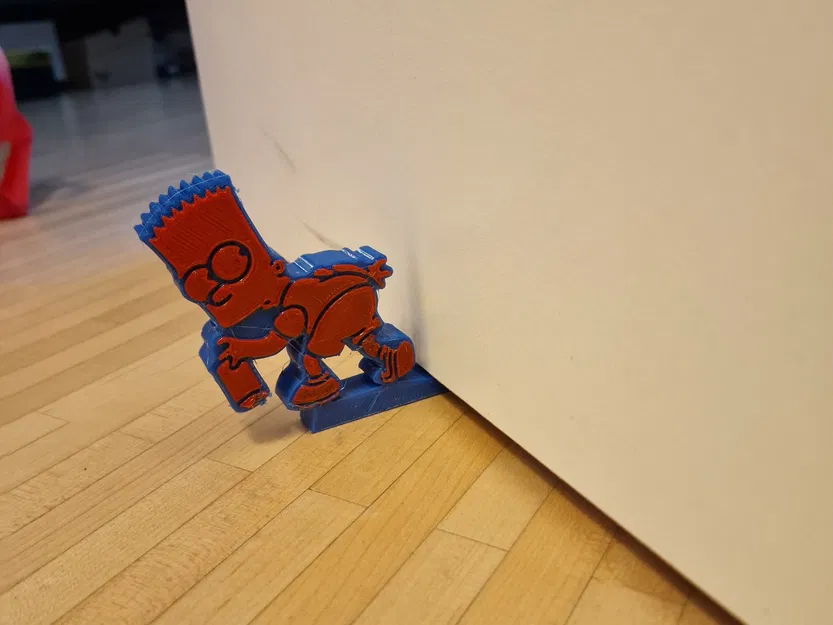 Chặn cửa Bart Simpson in từ PLA - Image 1
