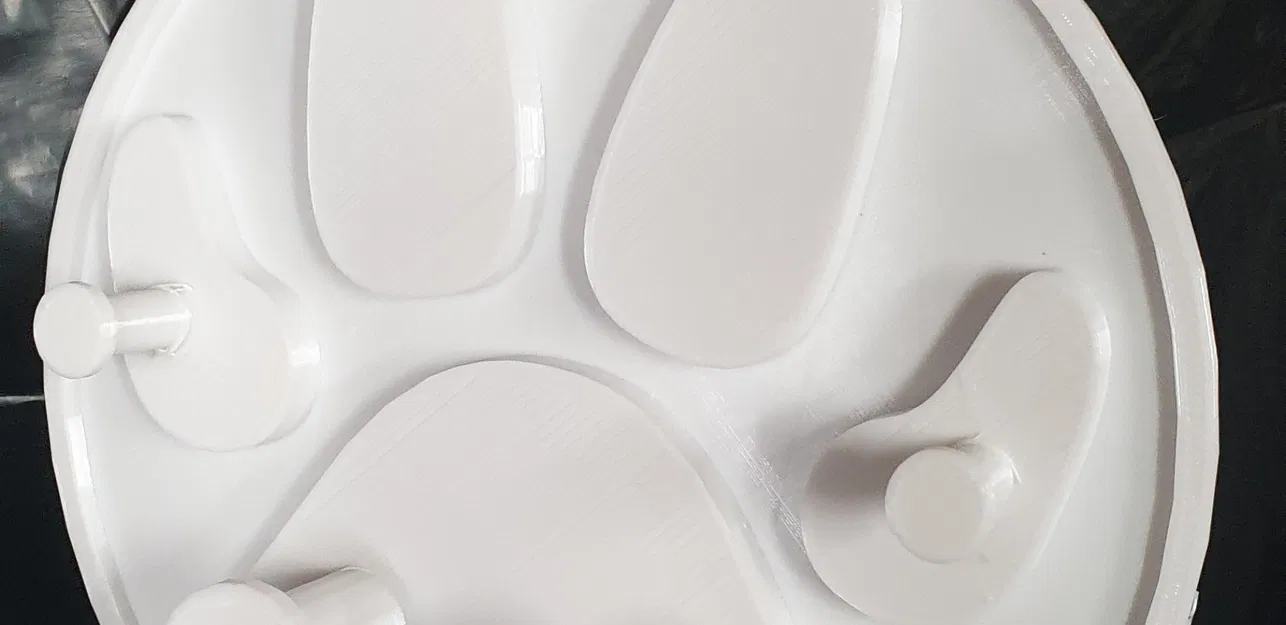 Giá treo tường hình dấu chân chó cho vật dụng thú cưng - Image 3