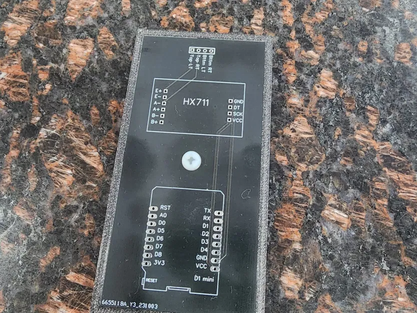 Cảm biến và mạch in PCB cho cân trọng lượng HX711 - Image 2