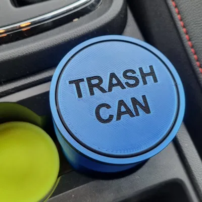 Thùng rác mini cho khay đựng cốc xe hơi - In tại chỗ