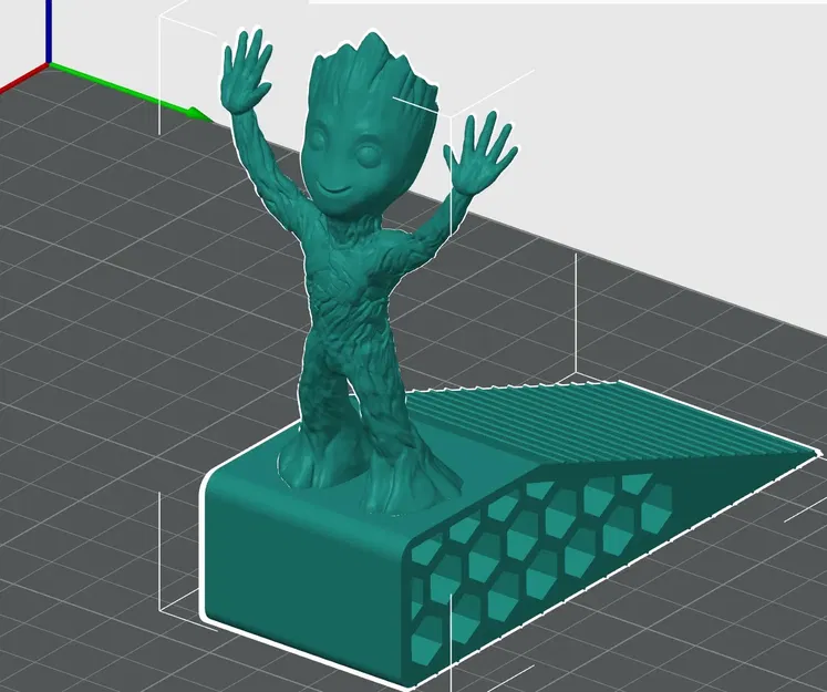 Groot giữ cửa độc đáo với thiết kế sáng tạo - Image 1