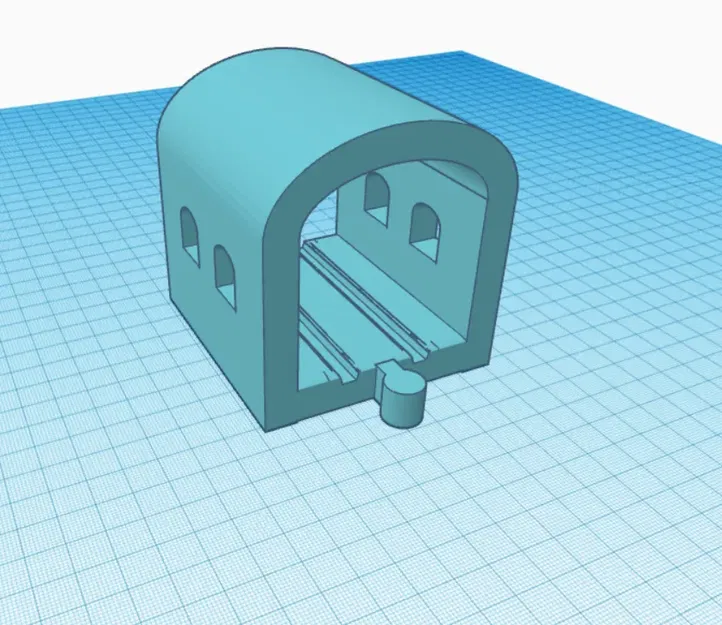 Tunel cho đường sắt Ikea in 3D đơn giản - Image 4