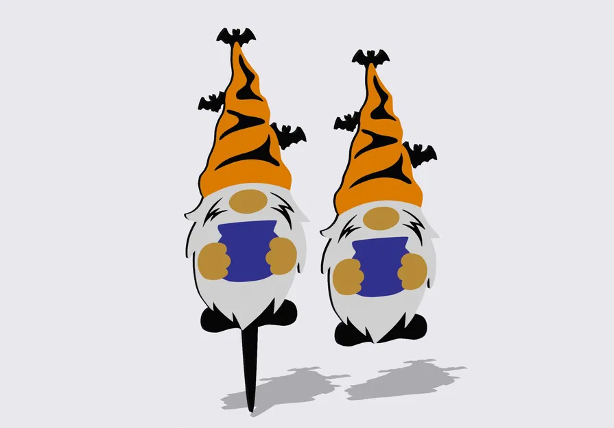 Nhân vật lùn Halloween với nồi thuốc và trang trí cỏ - Image 2