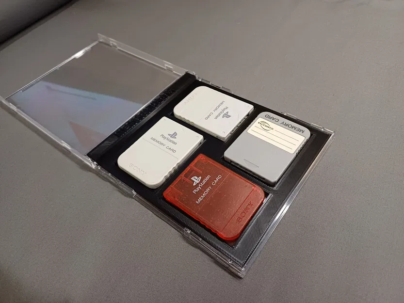 Hộp lưu trữ thẻ nhớ Playstation 1 và 2 - Image 1