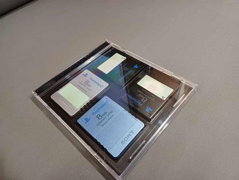 Hộp lưu trữ thẻ nhớ Playstation 1 và 2 - Image 2