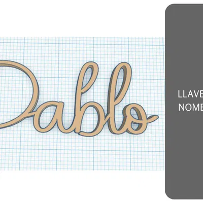 Llavero cá nhân hóa với tên độc đáo