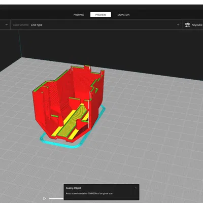 Vỏ công tắc giới hạn cho Anycubic Kobra Go/Neo