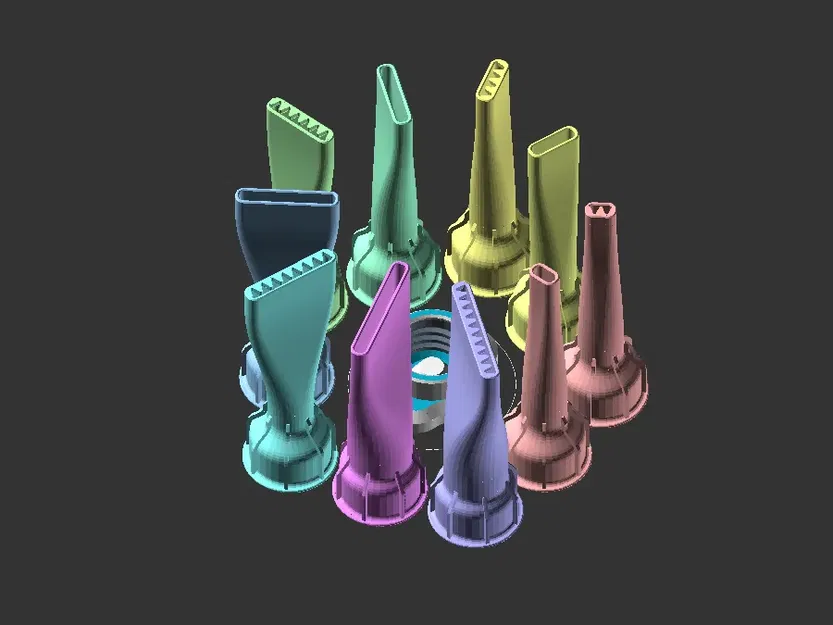 Vòi phun và nắp cho cartridge keo, silicone 15mm - Image 1