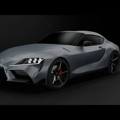Mô hình xe thể thao Toyota Supra 2020 chi tiết cao