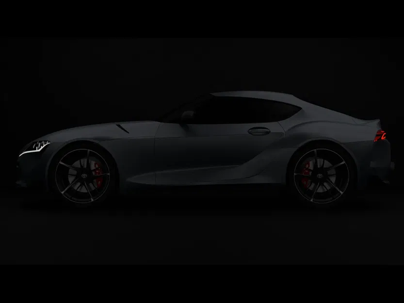 Mô hình xe thể thao Toyota Supra 2020 chi tiết cao - Image 2