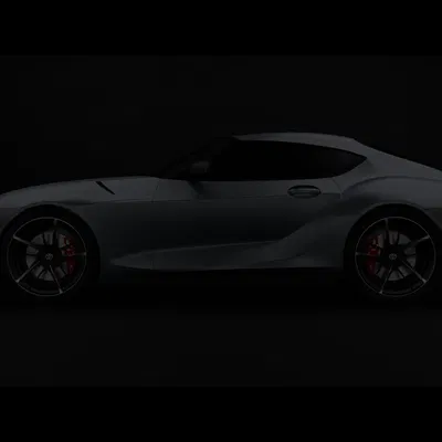 Mô hình xe thể thao Toyota Supra 2020 chi tiết cao