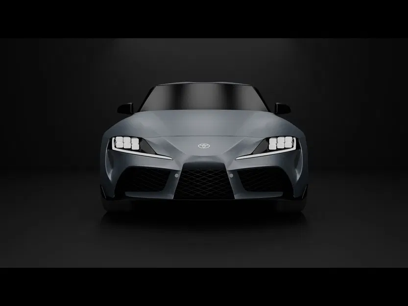 Mô hình xe thể thao Toyota Supra 2020 chi tiết cao - Image 4