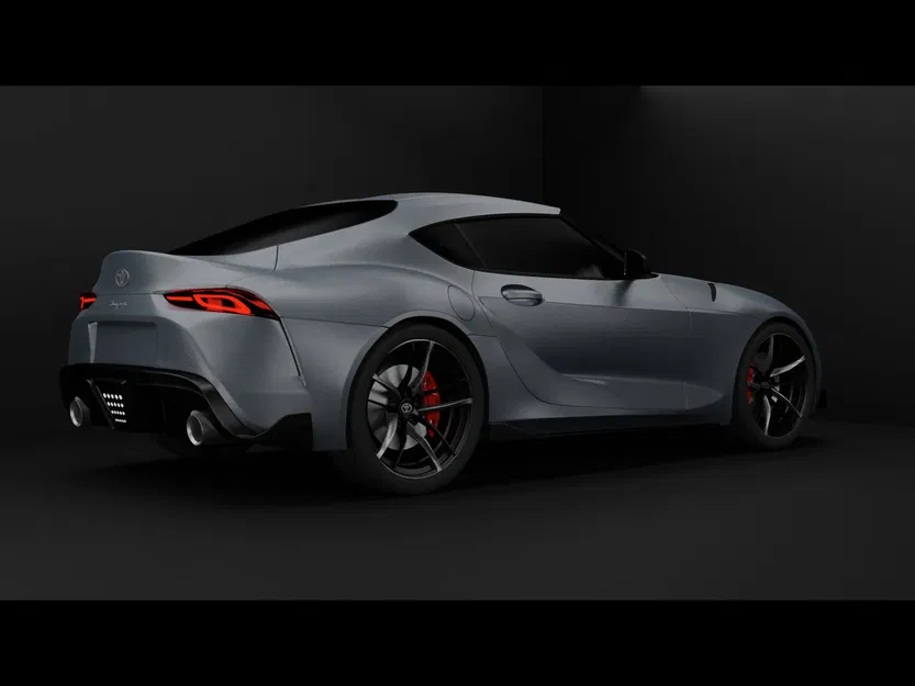 Mô hình xe thể thao Toyota Supra 2020 chi tiết cao - Image 5