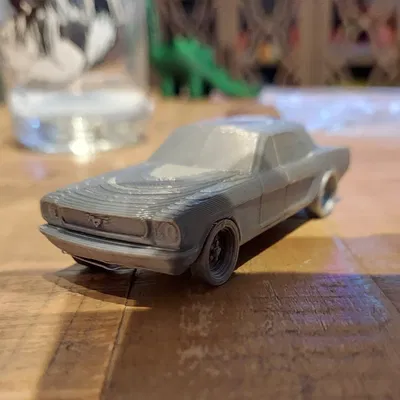 Mustang 1966 in 1 mảnh dễ in