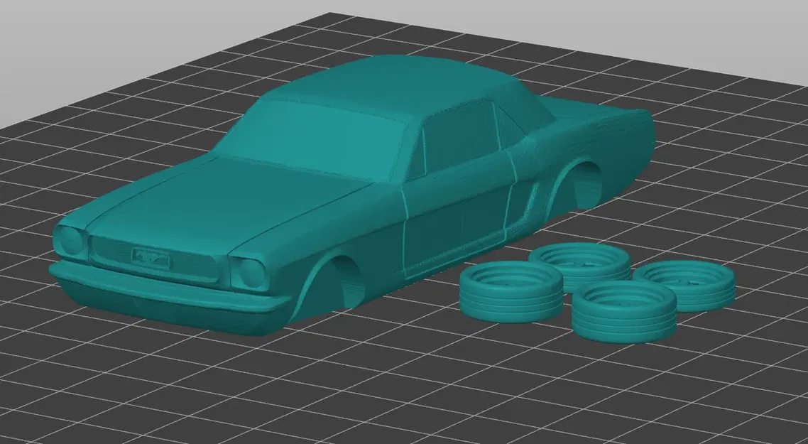 Mustang 1966 in 1 mảnh dễ in - Image 4