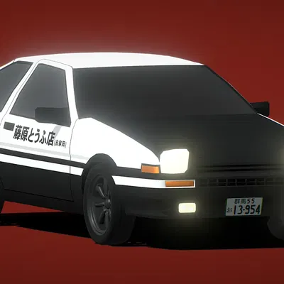 Toyota Corolla AE86 Trueno nổi tiếng trong Initial D